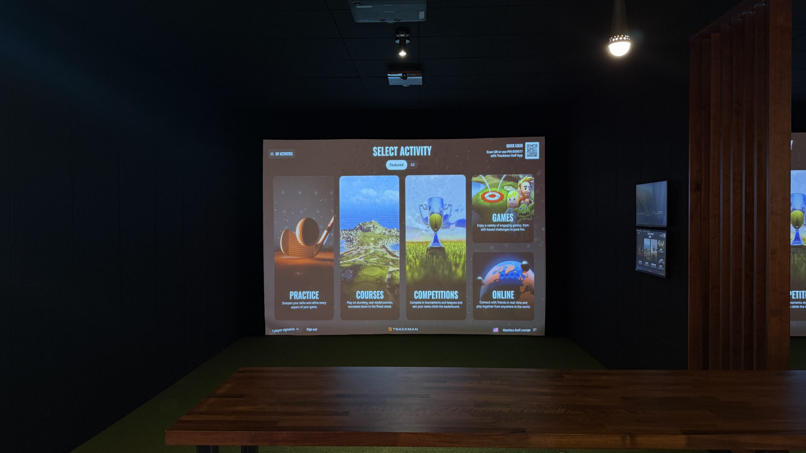 Play the World’s Best Golf Courses Anytime With The Trackman Golf Simulator